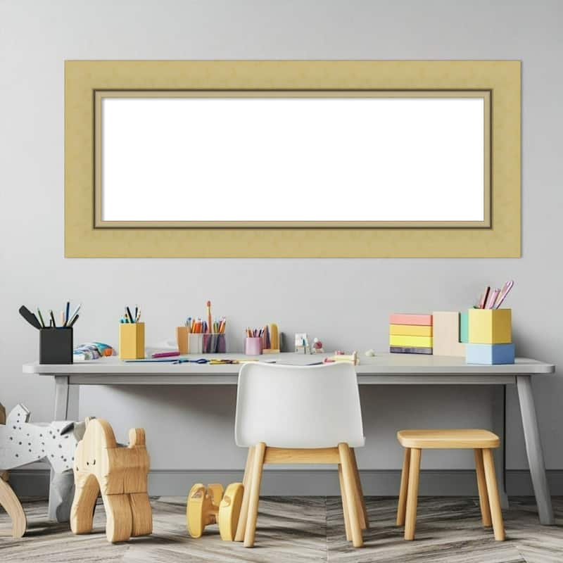 Amanti Art Landon Gold Framed Dry Erase Magnetic Board