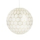 preview thumbnail 47 of 56, Capiz Honeycomb Globe Pendant Light