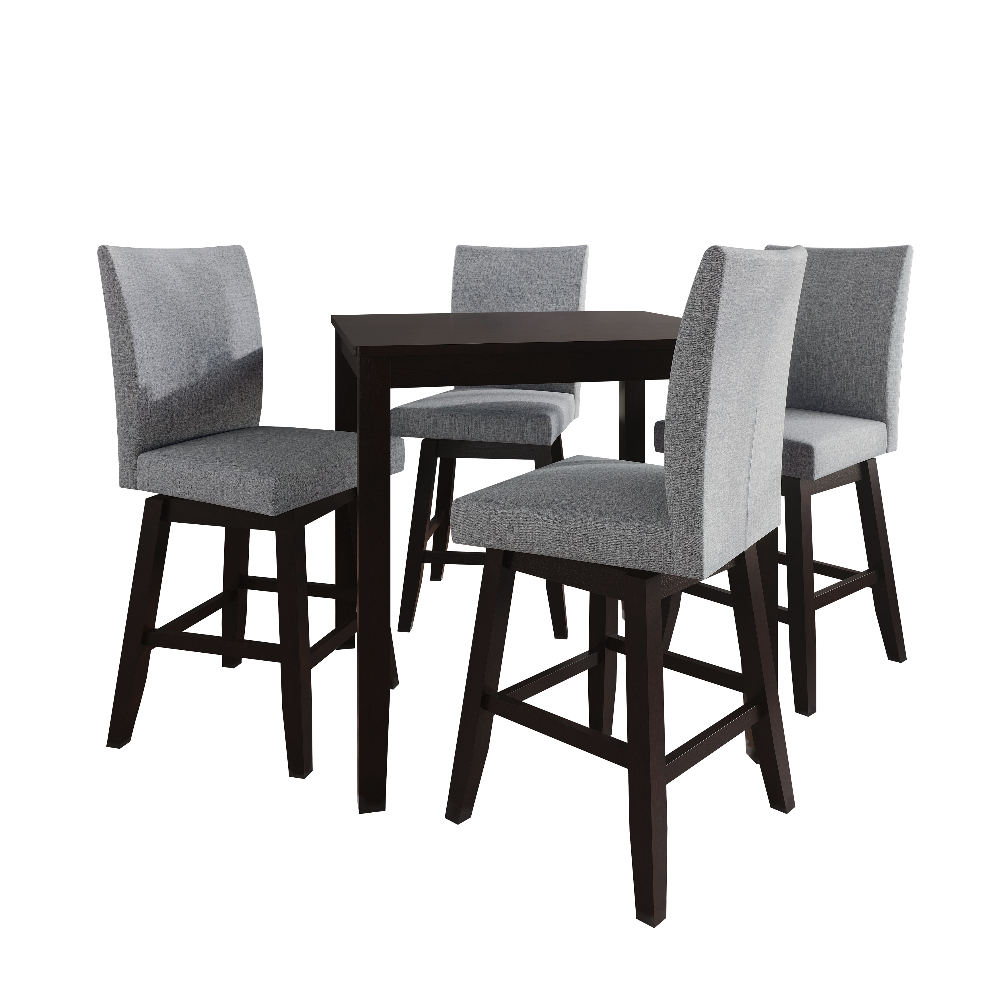 CraftPorch Minimalist Swivel Counter Dining Set