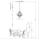 preview thumbnail 3 of 8, Adoncia Black and Brushed Silverish Champagne Crystal Chandelier - 27 inches in Diameter x 31 inches H