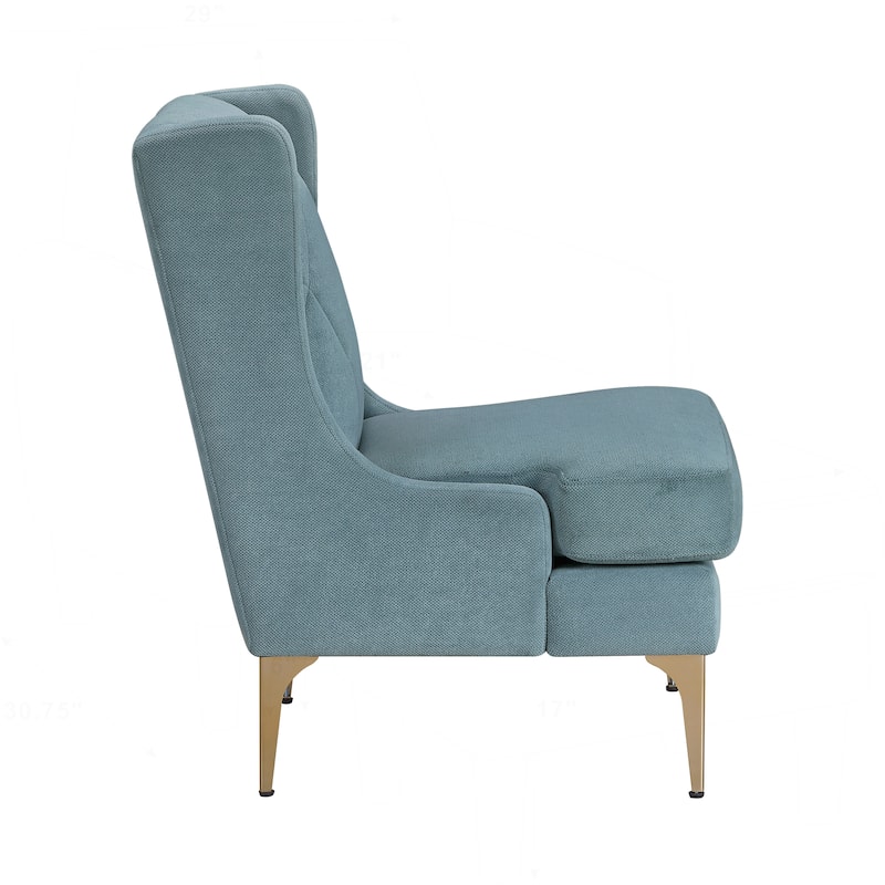 Luxurious Wingback Accent Chair with Exceptional Comfort and Stylish Design