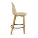 preview thumbnail 17 of 74, Farmhouse Plastic Round Bar Counter Stool Height High Chair Natural Solid Wood Kitchen Dining Patio Modern, Single, Set of 1