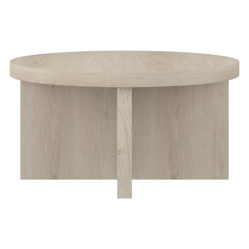 Elna 33" Wide Round Coffee Table - 33" Wide