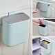 preview thumbnail 36 of 40, 1.9 Gal/2.4 Gal Kitchen Compost Bin, Small Hanging Trash Can with Stainless Steel Lid Green - 2.4 Gallon