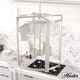 preview thumbnail 1 of 8, Hunter 16" Astwood 4 Light Chandelier, Kitchen Island, Dining Room, Entry - Contemporary, Transitional, Art-Deco Brushed Nickel