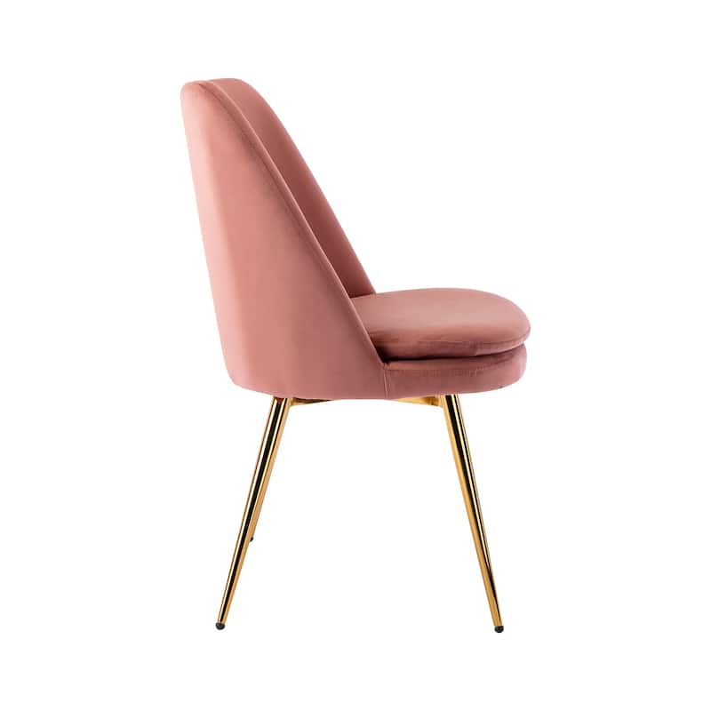 Porthos Home Tori Velvet Gold Legs Kitchen Dining Room Chair