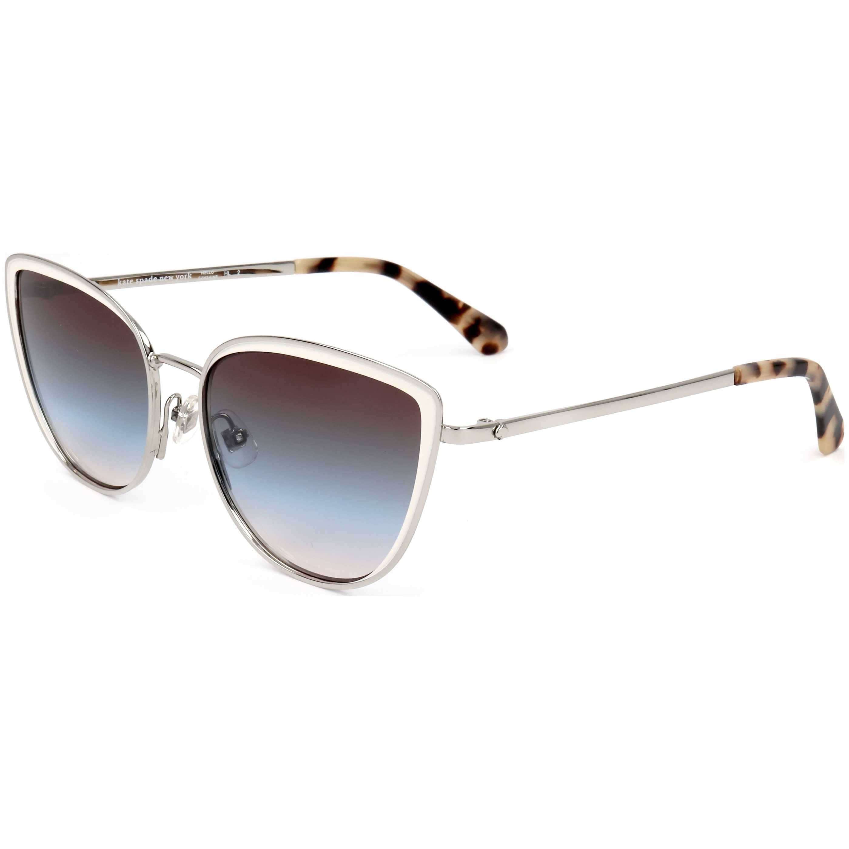 Kate Spade White Sunglasses KATE SPADE BELAH/S 10AGB WHITE TAN Sunglasses 50-22-140MM  main image 2