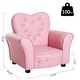preview thumbnail 5 of 13, Taylor & Olive Estella Pink Upholstered Kids Chair