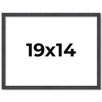 19x14 Frame Brown Picture Frame - Complete Modern Photo Frame Includes