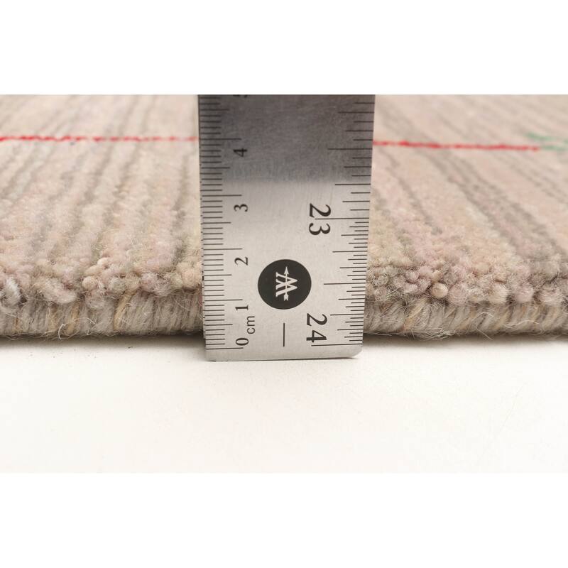 ECARPETGALLERY Hand Loomed Kashkuli Gabbeh Tan Wool Rug - 3'0 x 4'8