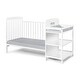 preview thumbnail 6 of 9, 3-in-1 Solid Wood Convertible Crib and Changer Combo