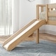 preview thumbnail 9 of 18, Max and Lily Twin Solid Wood Soren Ultra Low Loft Bed with Slide