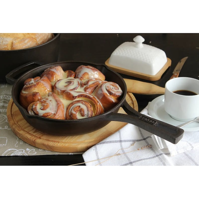 Brizoll 9.4" Cast Iron Skillet