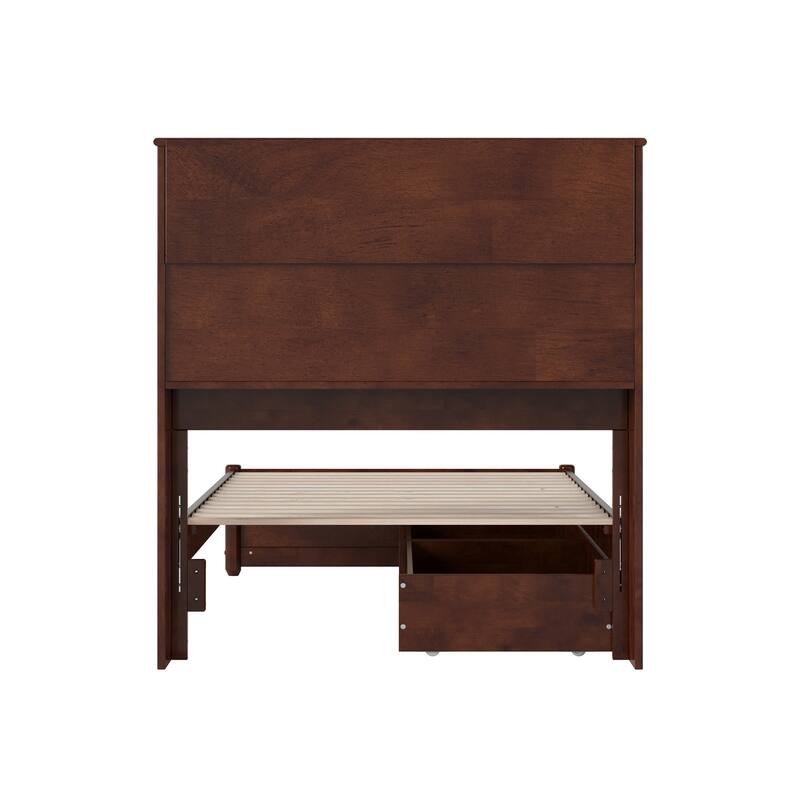 Hadley Platform Bed with Panel Footboard and Storage Drawers