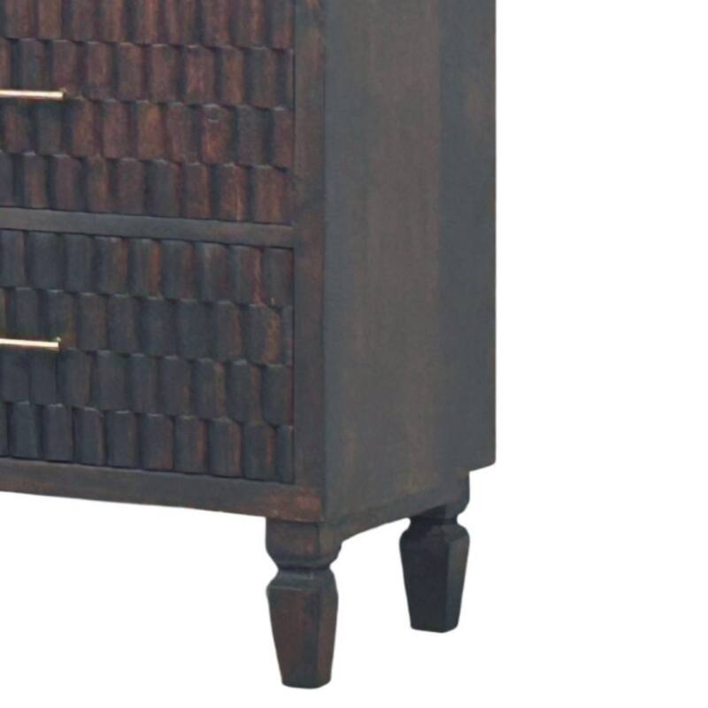 Artisan Furniture Solid Wood Arno Chest, 3-Drawers