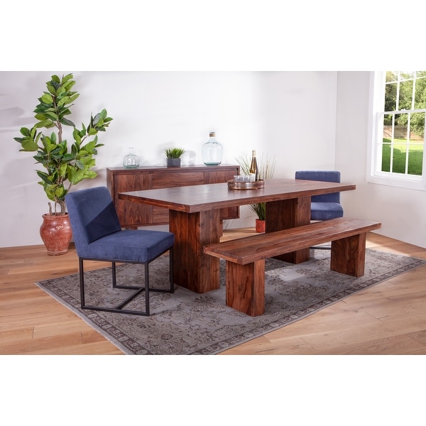 Alberta Modern Sheesham Wood Dining Table Bed Bath Beyond