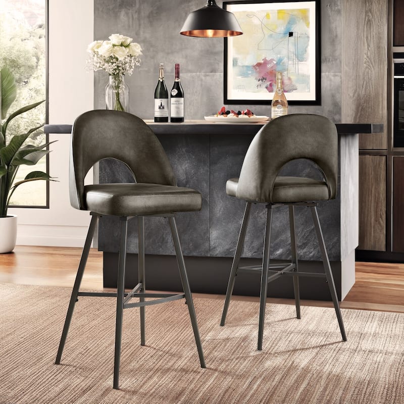 Vaduz Metal Swivel Stools (Set of 2)