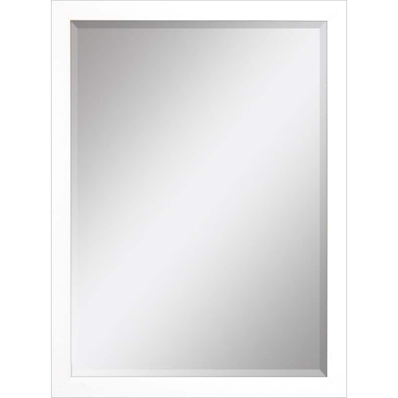 HomeRoots 39" White Accent Mirror - 27.00 in. x 39.00 in. x 2.00 in.