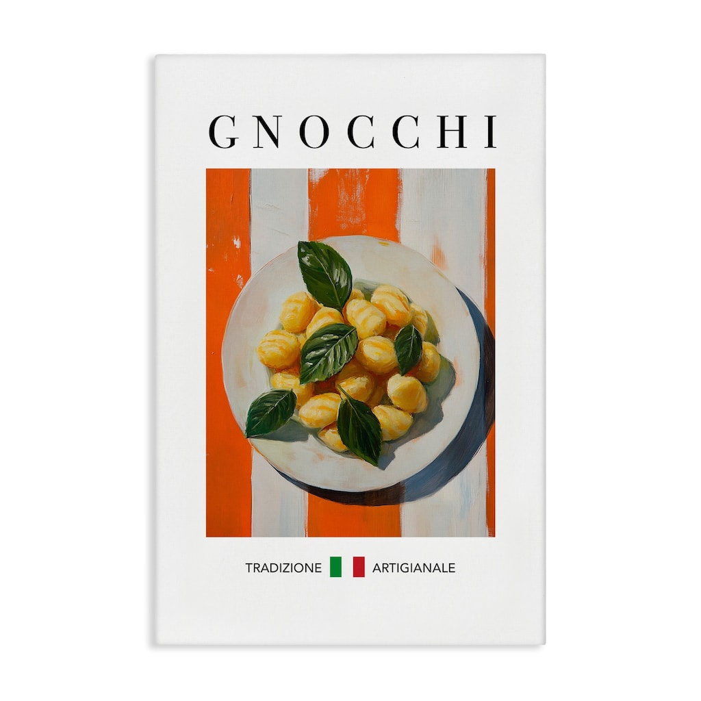 Stupell Traditional Gnocchi Pasta Canvas Wall Art Design By Andreas Magnusson