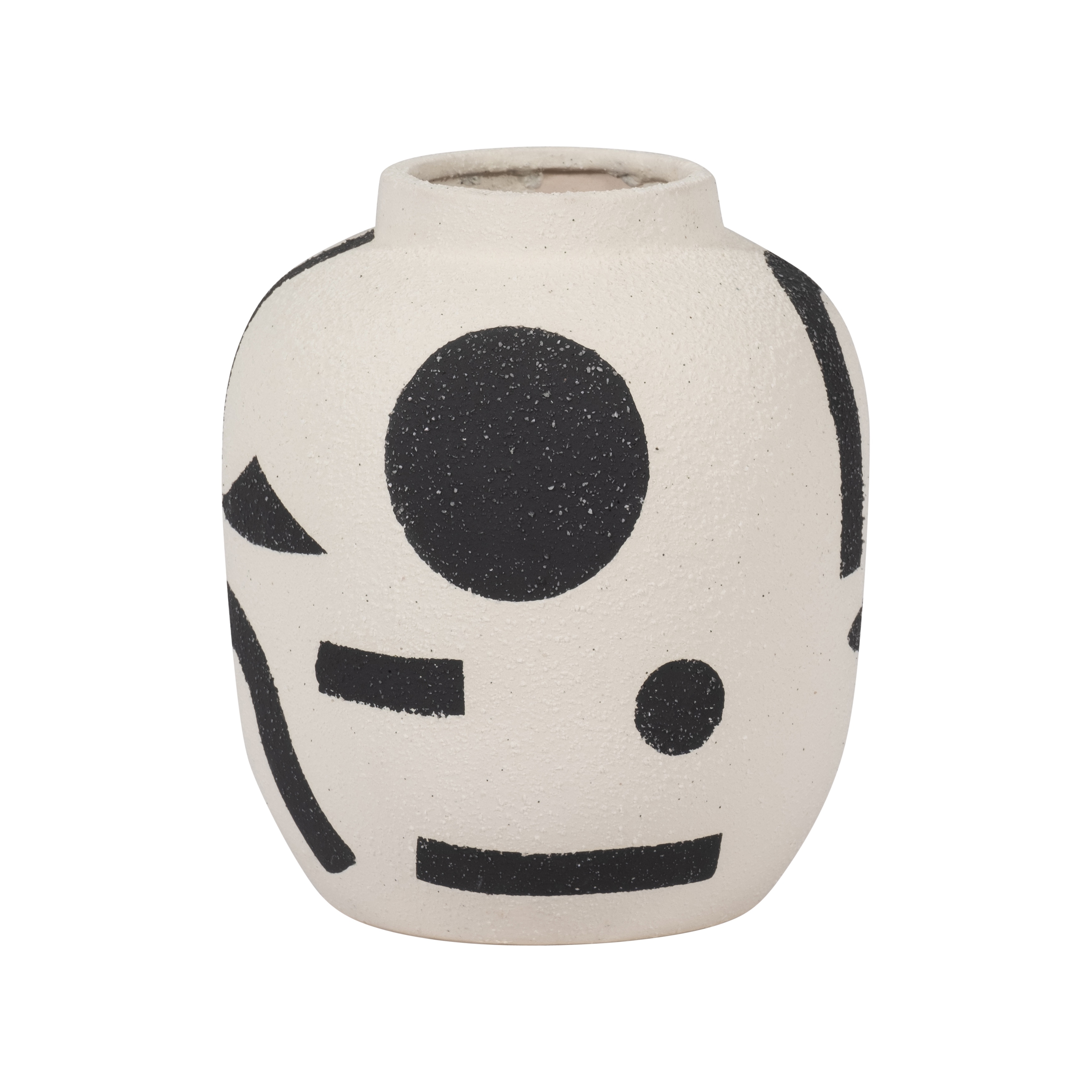 Decorative-Vase---Ivory-Black-