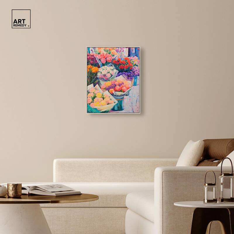 Market Blooms II Canvas by Art Remedy