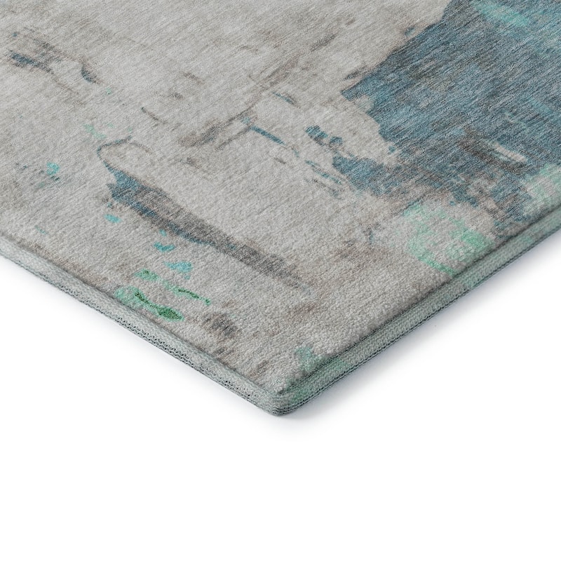 Premium Washable Super Soft Abstract Watercolor Mayfield Rug