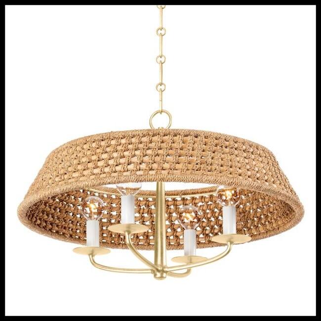 Hudson Valley Lighting 2722 Bradley 4 Light 22" Wide Pendant