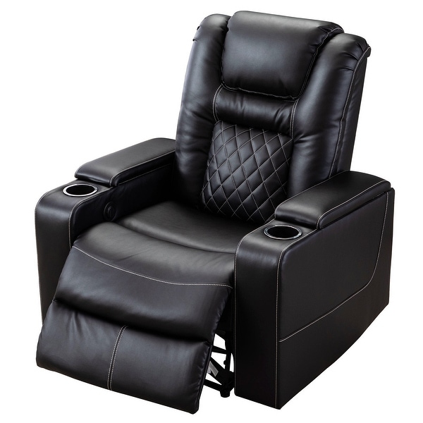 Electric recliner best sale with cup holder