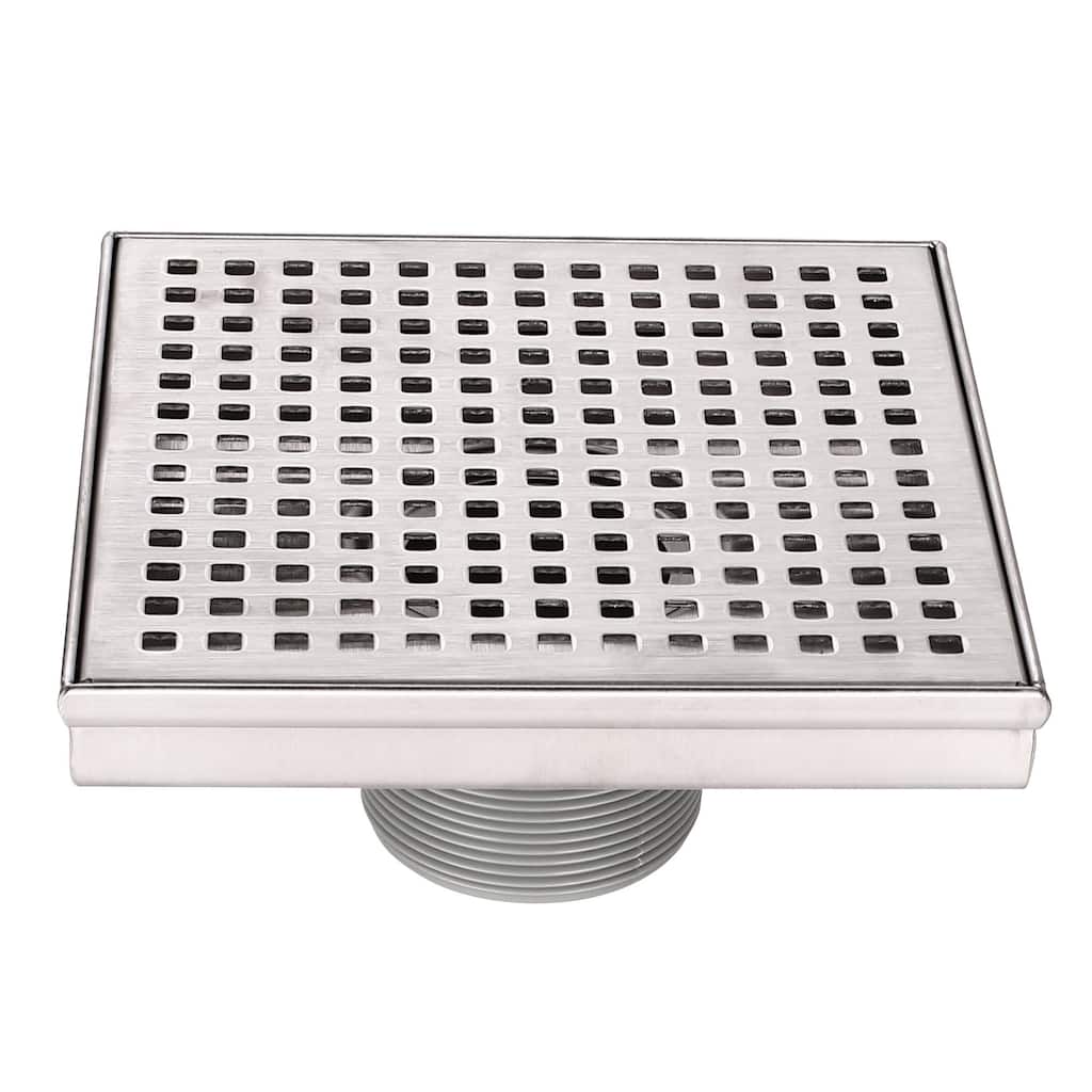 Design House 542837 6" Square Shower Drain