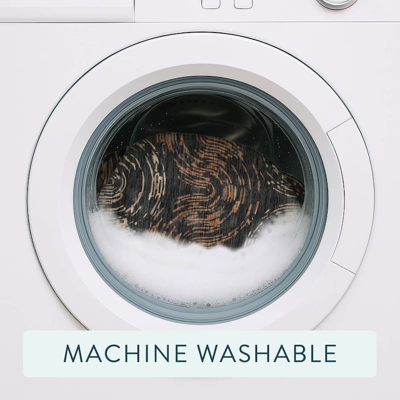 Machine Washable Indoor/ Outdoor Modern Ari Chantille Rug