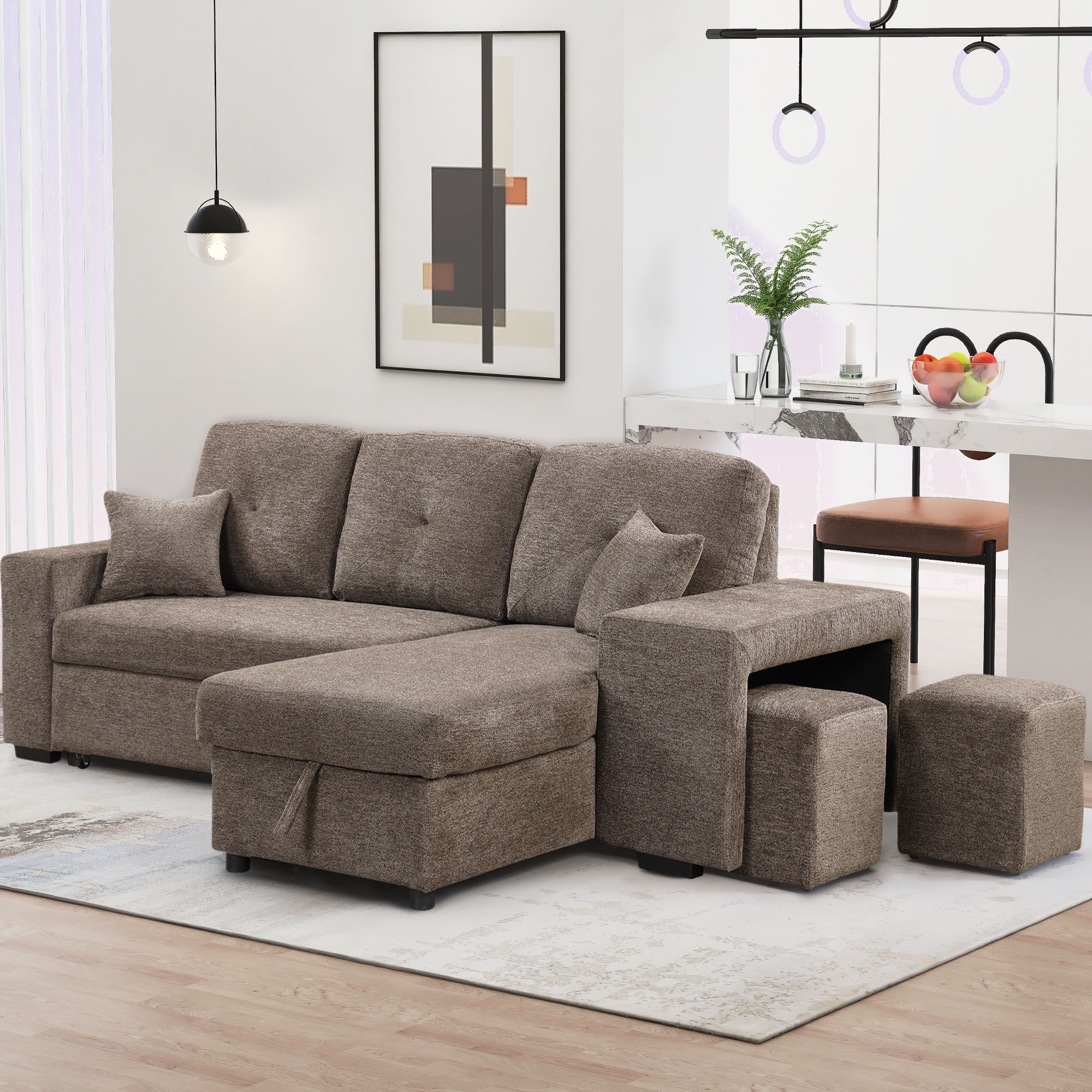 Copper grove ajibade top sleeper sectional sofa