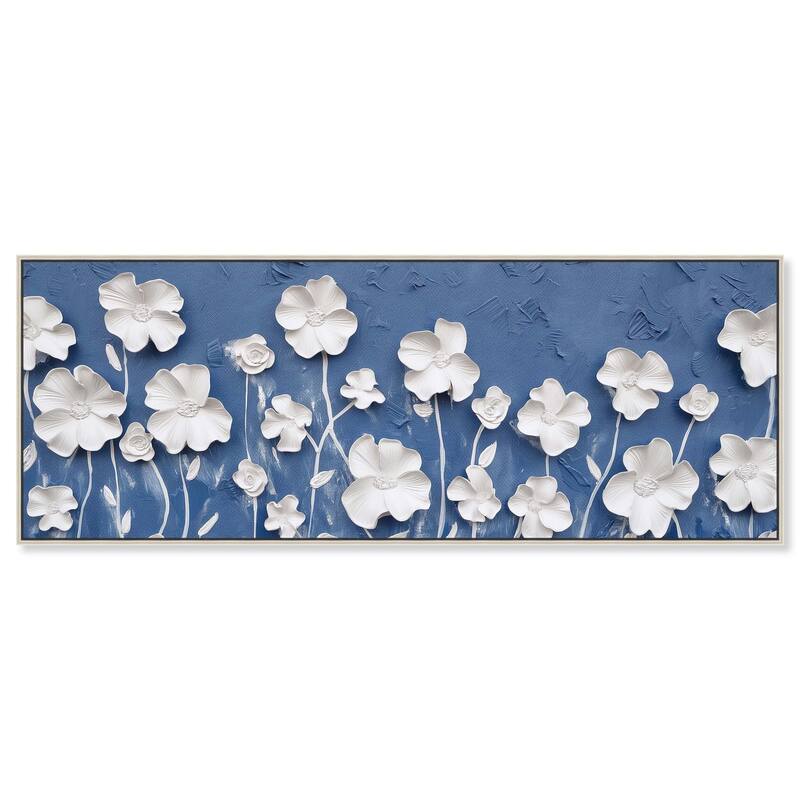 California Field Panoramic Canvas by Art Remedy - Silver - 54" x 20"