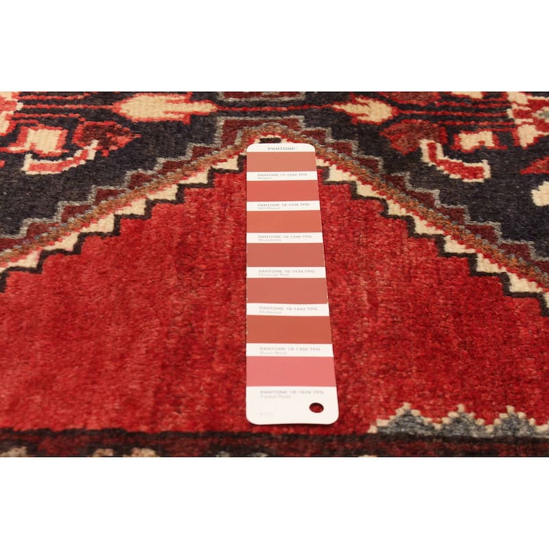 ECARPETGALLERY Hand-knotted Anadol Red Wool Rug - 3'2 x 9'3