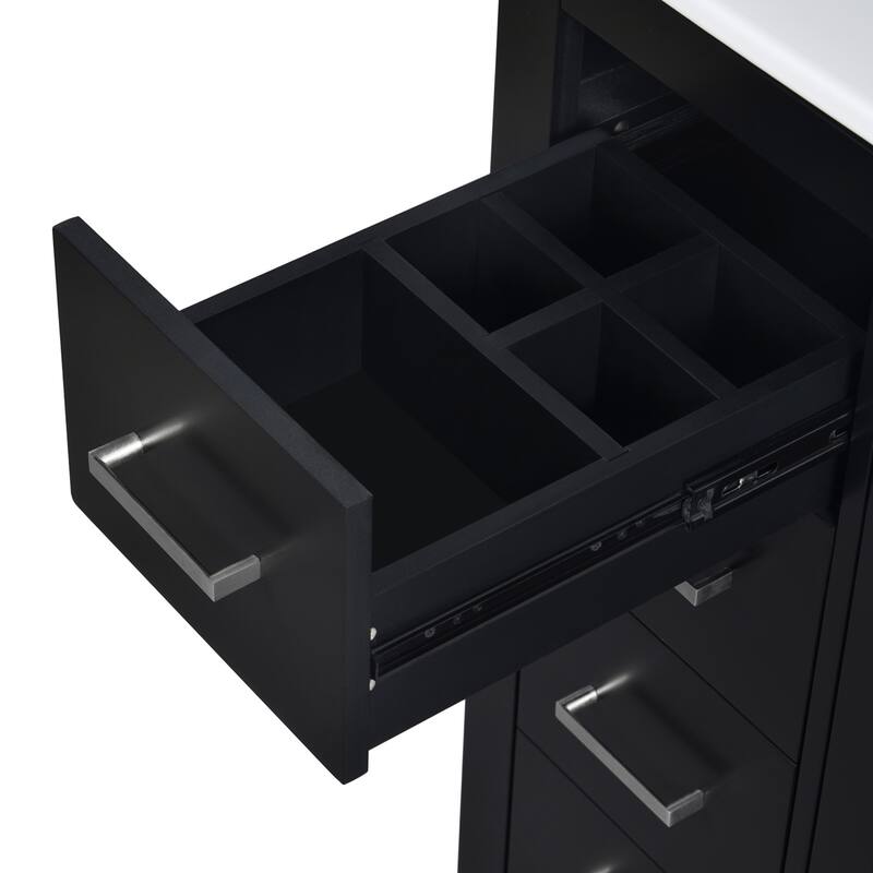 30" Bathroom Vanity with Ceramic Sink