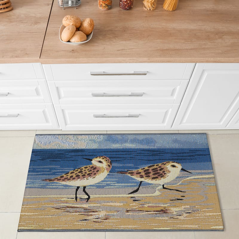 Liora Manne Esencia Sandpipers Indoor/Outdoor Mat