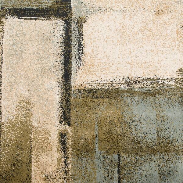 Shop Cadence Distressed Abstract Color Block Area Rug 1 10 X 7