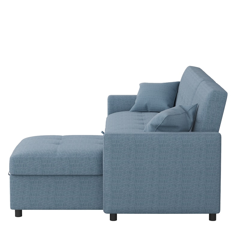 82'' Wide Reversible Sleeper Sofa & Chaise