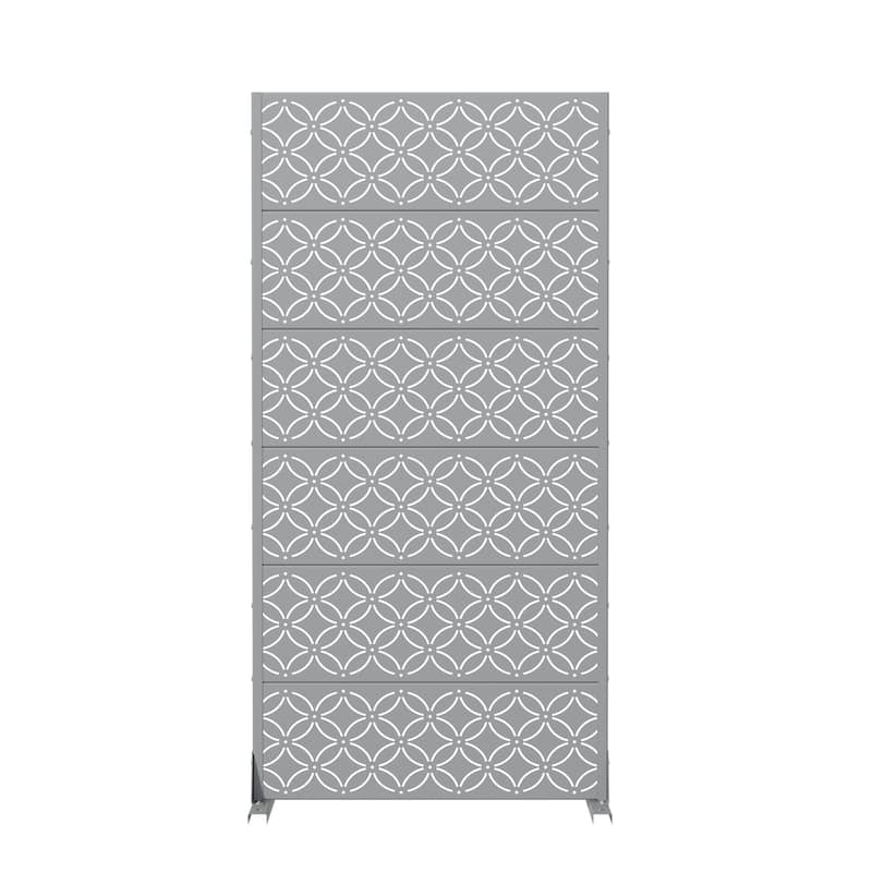Palace Metal Privacy Screen Panel Free Standing
