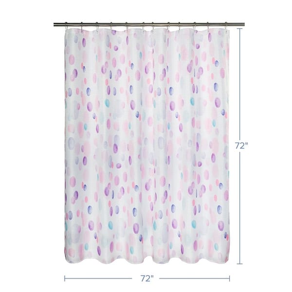 dimension image slide 0 of 6, Painter Dots Texture Shower Curtain