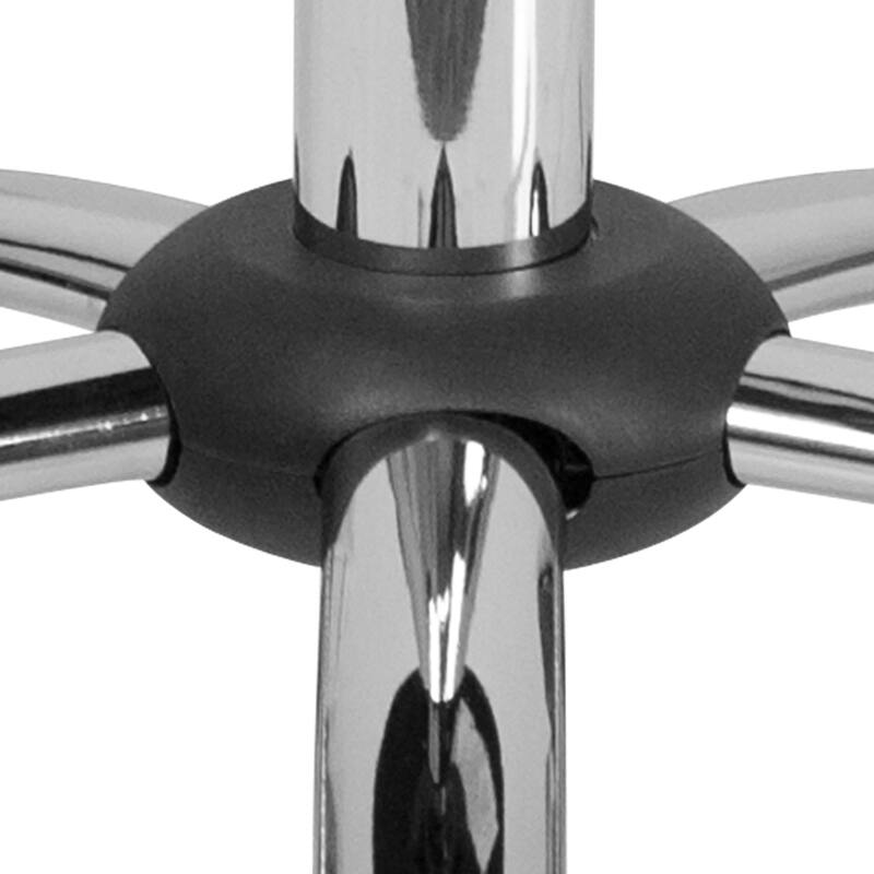 Backless Adjustable Multi-Purpose Ergonomic Stool With Chrome Base