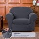 preview thumbnail 5 of 91, Subrtex Stretch Spandex 2-piece Armchair Slipcover Furniture Protector