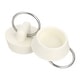 preview thumbnail 1 of 8, Rubber Tub Stopper, Bath Tub Drain Stoppers Sink Stopper Drain Plug with Hanging Ring for Bathtub Kitchen Bathroom - White