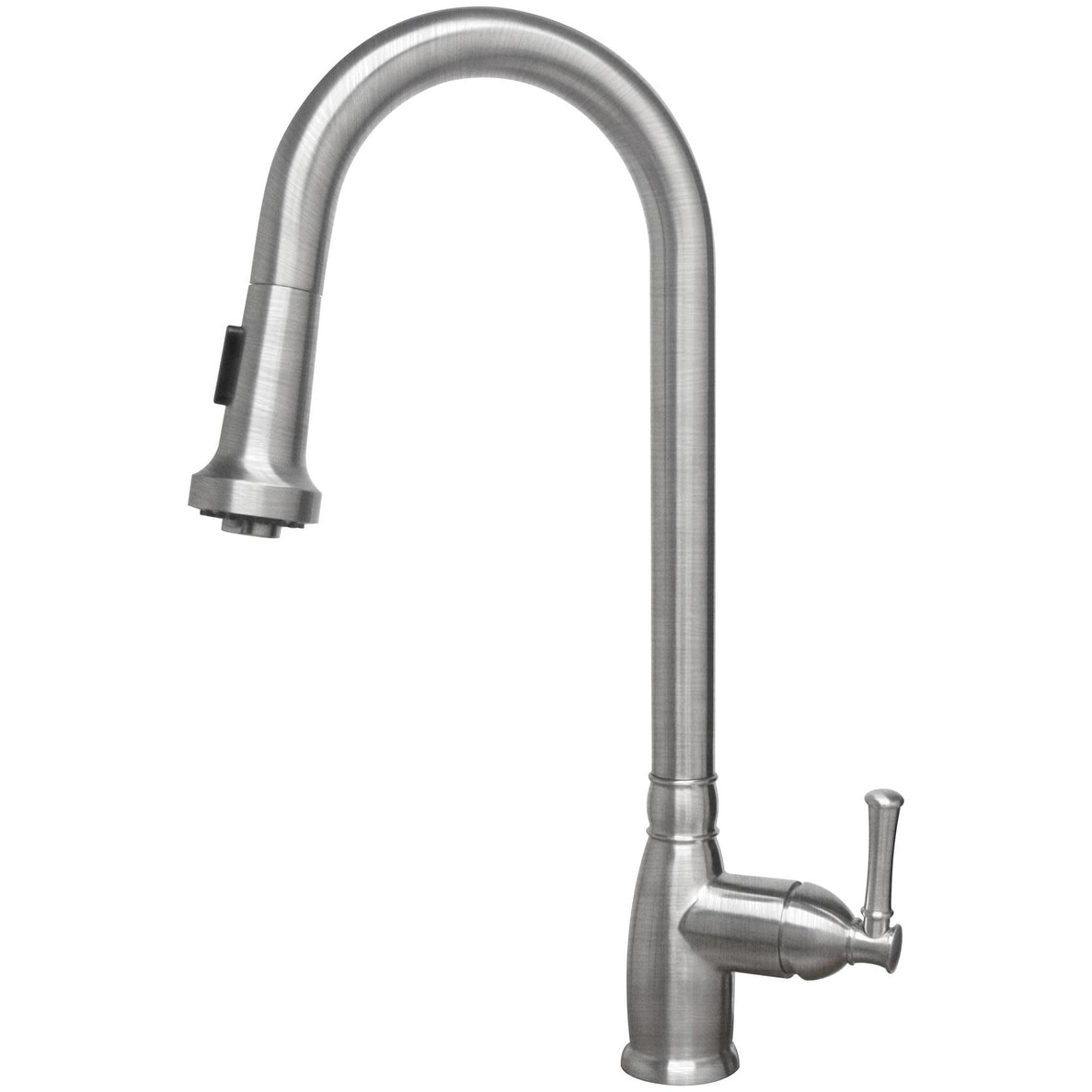 Whitehaus Waterhaus 1.5 GPM Single Hole Pull Down Kitchen Faucet