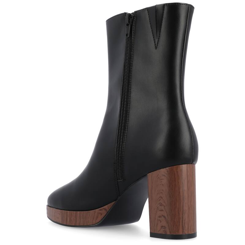 Journee Collection Medium and Wide Width Women's Romer Booties