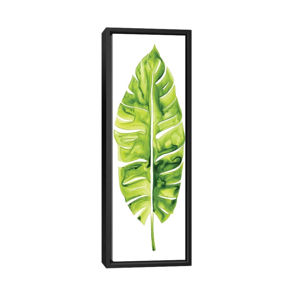 iCanvas "Banana Leaf Study I" by Grace Popp Framed Canvas Print