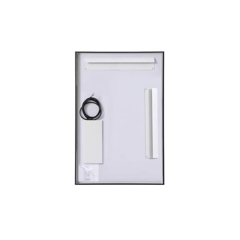 Indigo Home 24x36 inch LED mirror with adjustable color temperature