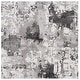 preview thumbnail 56 of 62, SAFAVIEH Century Trix Modern Abstract Rug 6'7" Square - Grey/Ivory - Square
