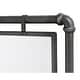 preview thumbnail 4 of 4, Morse Rectangular Industrial Grey Metal Bathroom Vanity Wall Mirror (Set of 2) - 33"H x 20.5"W x 1"D (Per Mirror)