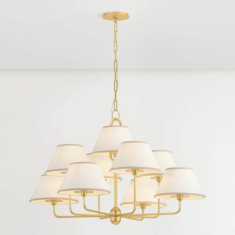Hudson Valley Lighting 7409 Durland 9 Light 41" Wide Chandelier with