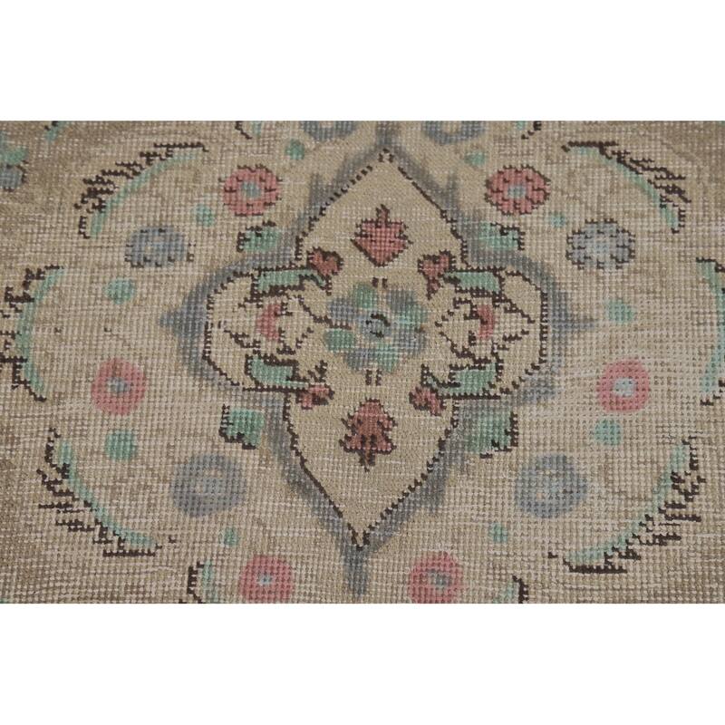 Medallion Tabriz Persian Area Rug Oriental Handmade Wool Carpet - 8'0"x 11'1"